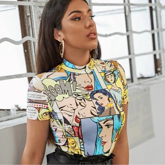 SHEIN Tops - Comic Book Shirt! 💥